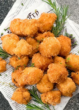 Crispy Low Carb Keto Cauliflower Bites