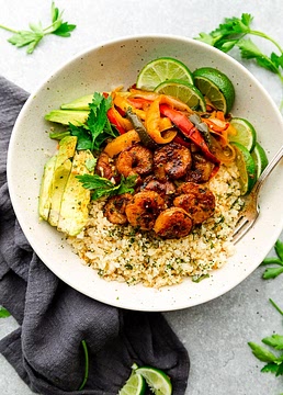 Chipotle Lime Shrimp Bowls