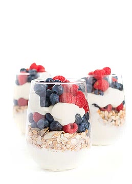 Greek Yogurt Muesli Parfaits