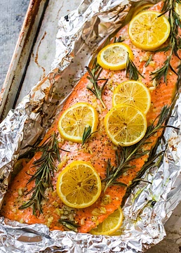 Baked Salmon in Foil