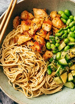 15 Minute Meal Prep: Sesame Noodle Bowls