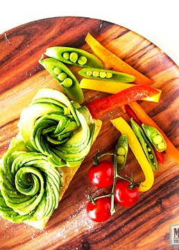 Avocado Tofu Toast (vegan keto / low carb)