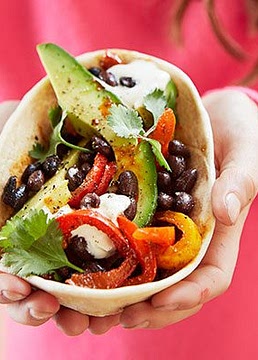 Vegetarian fajitas
