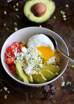 Quinoa Avocado Breakfast Bowl Recipe